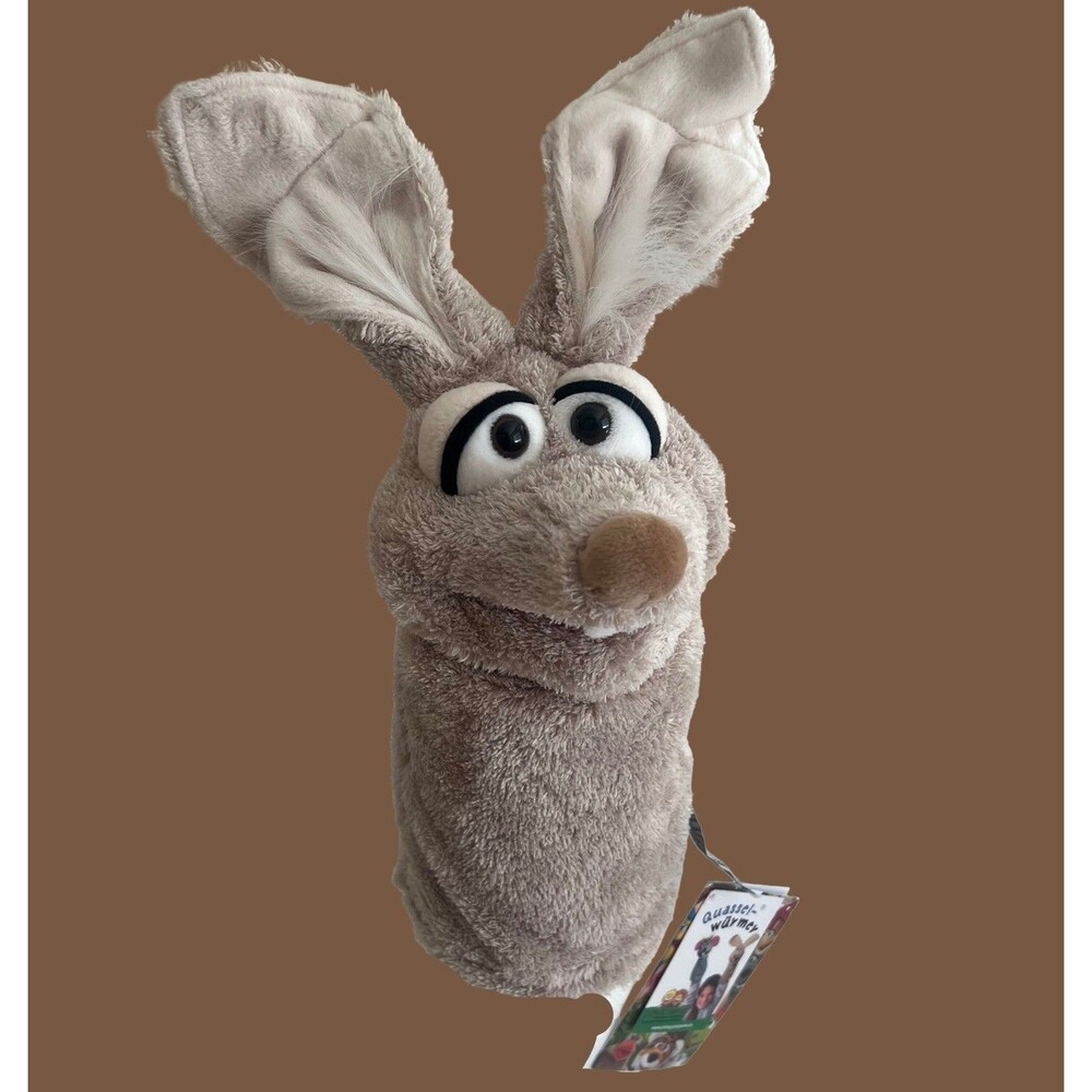 Living Puppets Mampfred The Bunny Rabbit Hand Puppet Plush 17” New